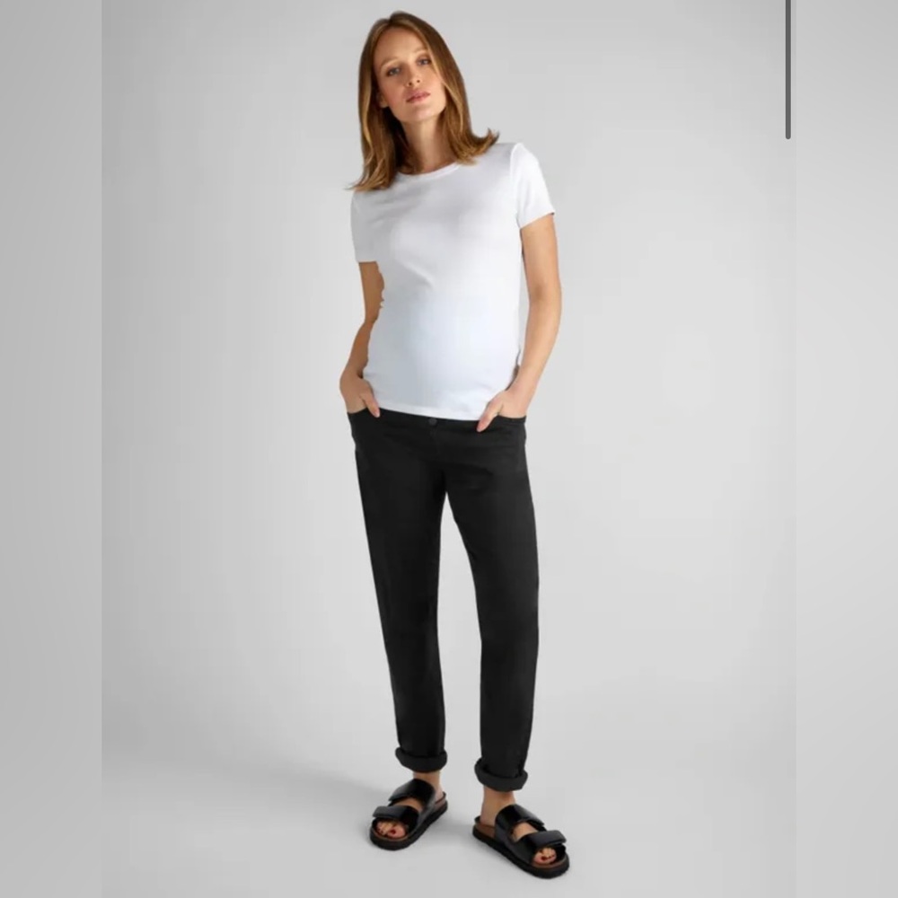 Black maternity jeans